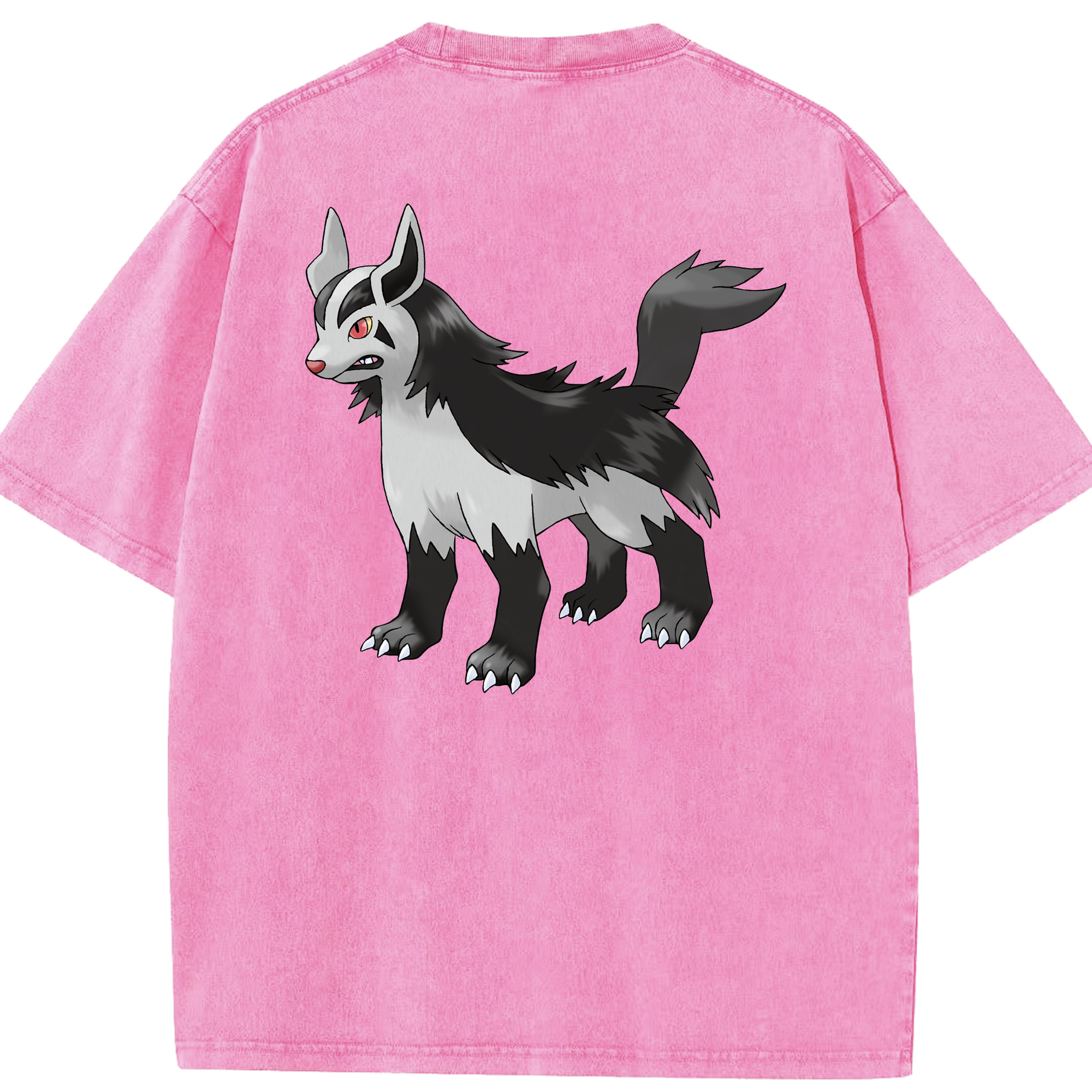（画像用） ポケットモンスター Pokémon 綿100% ヴィンテージ風 半袖Tシャツ（背面プリント）